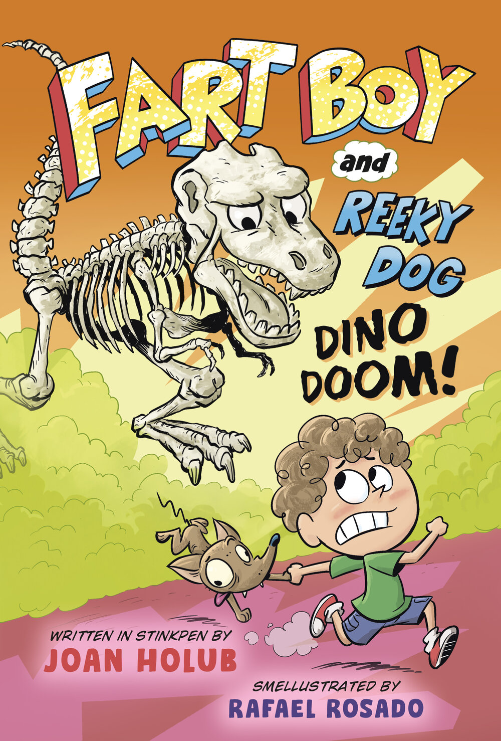 Fart Boy and Reeky Dog in Dino Doom! book cover