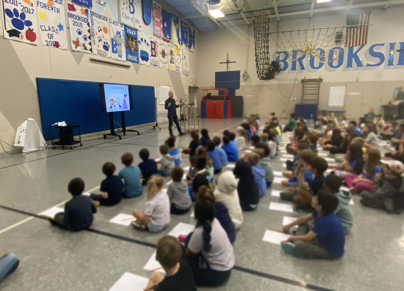 Rafael Rosado at an author visit